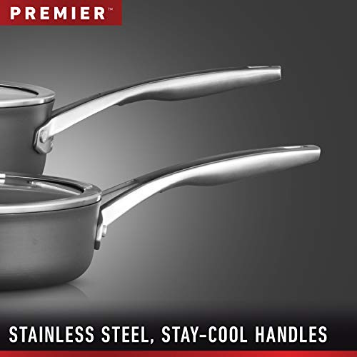 Calphalon Premier Hard-Anodized Nonstick Cookware Set, 8-Piece, Metal Utensil Safe, PFOA-Free - My Kitchen Products