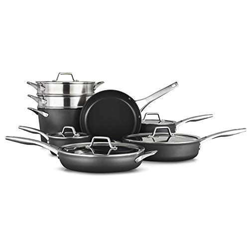 Calphalon Premier Hard-Anodized Nonstick Cookware Set, 8-Piece, Metal Utensil Safe, PFOA-Free - My Kitchen Products