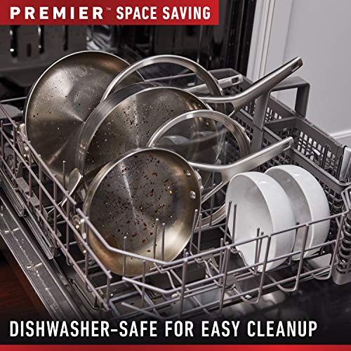 Calphalon Premier Space-Saving Stainless Steel Pots and Pans, 10-Piece Cookware Set - My Kitchen Products