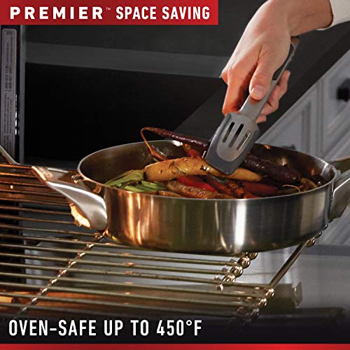 Calphalon Premier Space-Saving Stainless Steel Pots and Pans, 10-Piece Cookware Set - My Kitchen Products