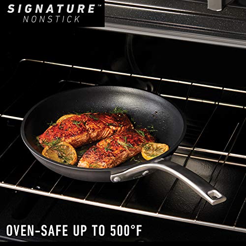 Calphalon Signature Hard-Anodized Nonstick Wok, 12", Flat-Bottom, Oven-Safe, PFOA-Free, Black - My Kitchen Products
