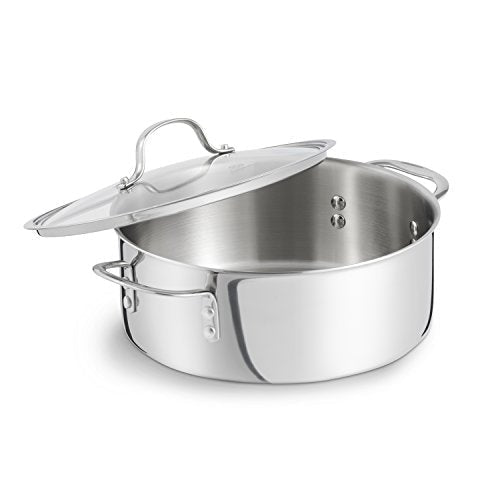 Calphalon Tri-Ply Stainless Steel Cookware, Dutch Oven, 5-quart - My Kitchen Products
