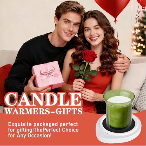 Candle Warmer with Timer,Coffee Cup Warmer with Timer,Fastest Heating & Highest Temperature，Three time Gears (3H, 6H, 9H),Coffee Cup Warmer for Desk,Candle Warmer,Gifts for Festival Birthday - My Kitchen Products