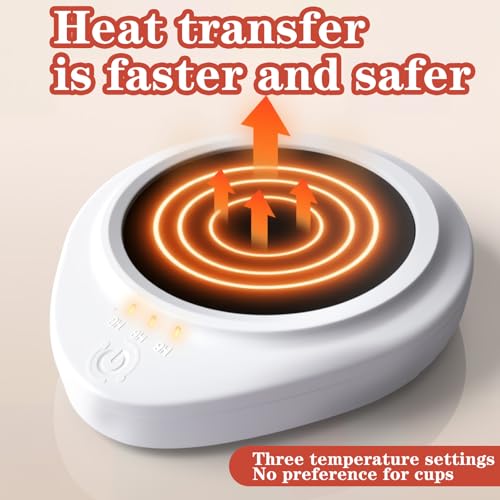 Candle Warmer with Timer,Coffee Cup Warmer with Timer,Fastest Heating & Highest Temperature，Three time Gears (3H, 6H, 9H),Coffee Cup Warmer for Desk,Candle Warmer,Gifts for Festival Birthday - My Kitchen Products