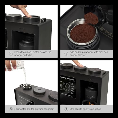 CANDY Portable Espresso Machine with Strap, 3 in 1 Coffee Maker, One-Touch Operation, Rechargeable Cold Brew Up to 60 Cups, for Ground, Ideal for Camping, RV & Outdoor, Home, Heating in Plug-in Mode - My Kitchen Products