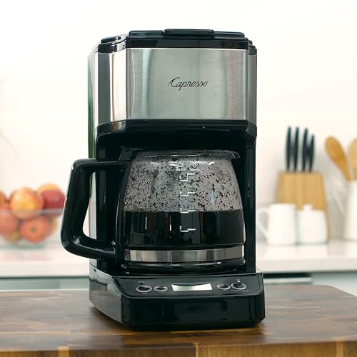 Capresso 5-Cup Mini Drip Coffee Maker, Black and Stainless Steel - My Kitchen Products