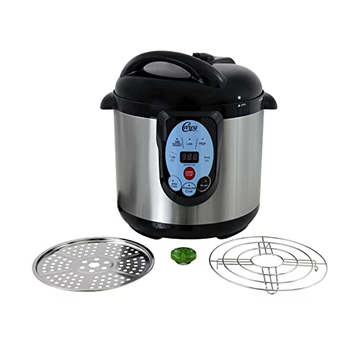 CAREY DPC-9SS Smart Electric Pressure Cooker and Canner, Stainless Steel, 9.5 Qt - My Kitchen Products