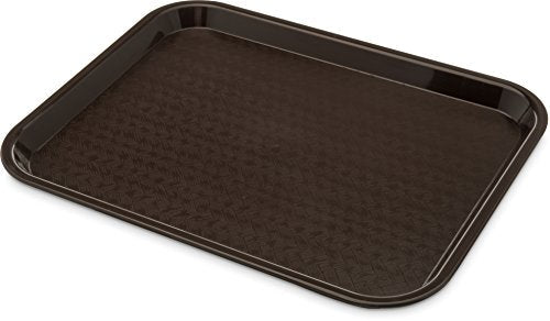 Carlisle FoodService Products Café Cafeteria Tray, Fast Food Tray for Restaurant or Commercial Use, 10" x 14", 1