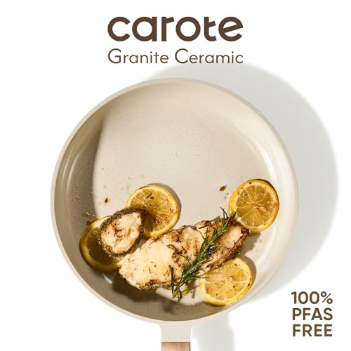 CAROTE 14Pcs Pots and Pans Set Non stick, Ceramic Cookware Set, Non-toxic Kitchen Cooking Set, PFAS and PFOA Free - My Kitchen Products