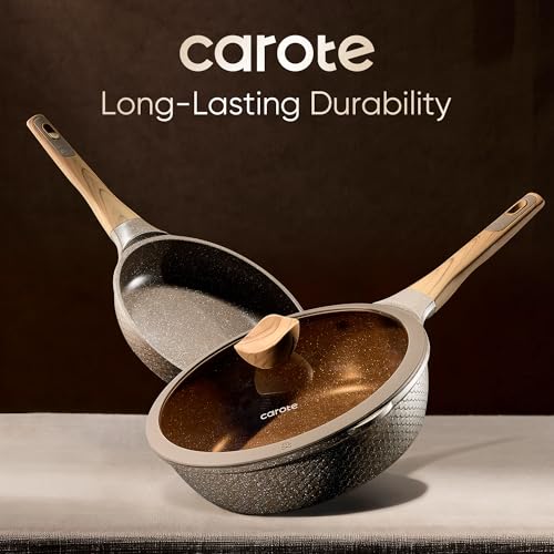 CAROTE 26PCS Pots and Pans Set Non Stick, Cookware Set Pots and Pans Induction Cook Ware, Nonstick Kitchen Cooking, PFOA Free - My Kitchen Products