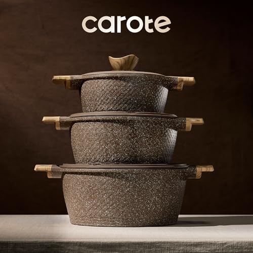 CAROTE 26PCS Pots and Pans Set Non Stick, Cookware Set Pots and Pans Induction Cook Ware, Nonstick Kitchen Cooking, PFOA Free - My Kitchen Products