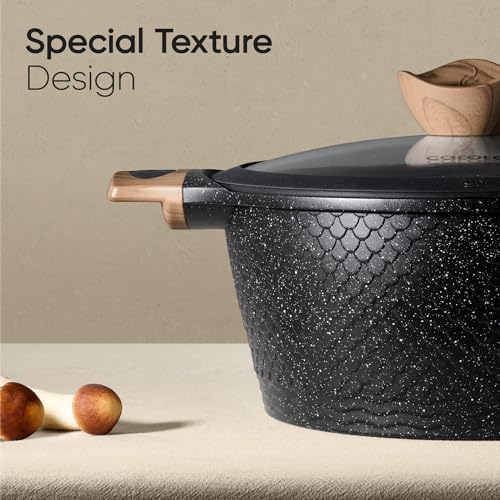CAROTE 26PCS Pots and Pans Set Non Stick, Cookware Set Pots and Pans Induction Cook Ware, Nonstick Kitchen Cooking, PFOA Free, Black - My Kitchen Products