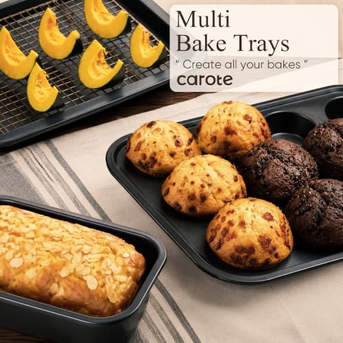 CAROTE 31pcs Nonstick Pots and Pans Set with Baking Pans Set, Cookware Sets with Detachable Handle, Kitchen Cooking Set - Camping Cookware, Dishwasher & Oven Safe, Induction Compatible - My Kitchen Products