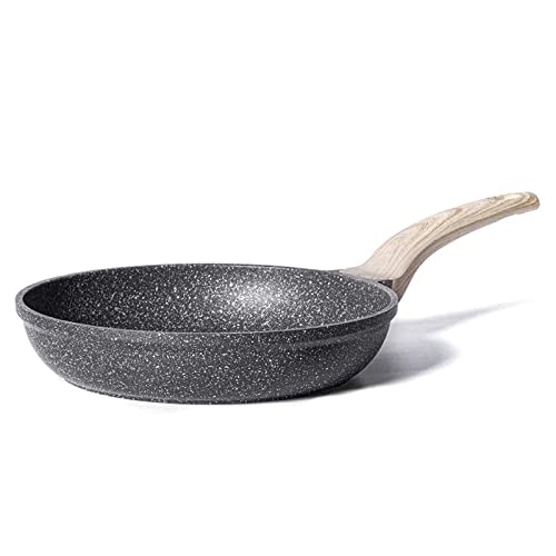 CAROTE Nonstick Frying Pan Skillet,Non Stick Granite Fry Pan Egg Pan Omelet Pans, Stone Cookware Chef's Pan, PFOA Free,Induction Compatible(Classic Granite, 8-Inch) - My Kitchen Products