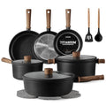 CAROTE Nonstick Pots and Pans, Induction Titanium Cookware Set 16pcs Kitchen Cooking Sets, Pot and Pan Non Stick w/Frying pan (PFOS, PFOA Free) - My Kitchen Products