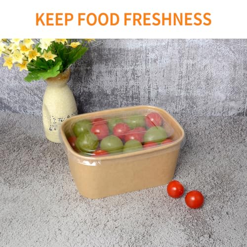 Celel 35 oz Paper Food Containers with Lids 50 Pack Meal Prep Containers - My Kitchen Products
