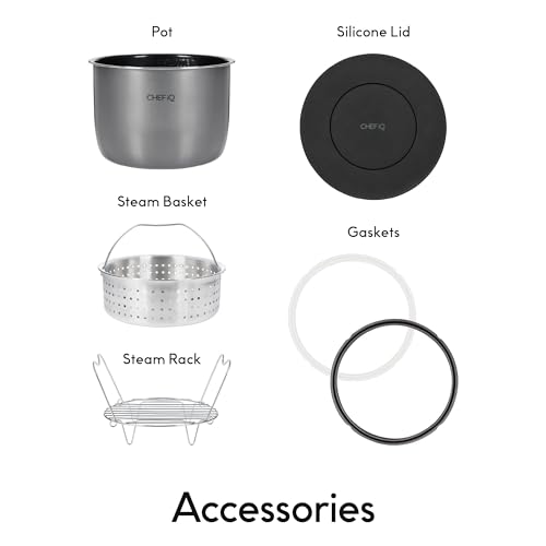 CHEF iQ Smart Pressure Cooker with WiFi and Built-in Scale - Easy-to-Use 10-in-1 Multicooker with 500+ Guided Recipes - Rice Cooker, Slow Cooker, Instant Meals for Foodies - 6 Quart - Family Size - My Kitchen Products