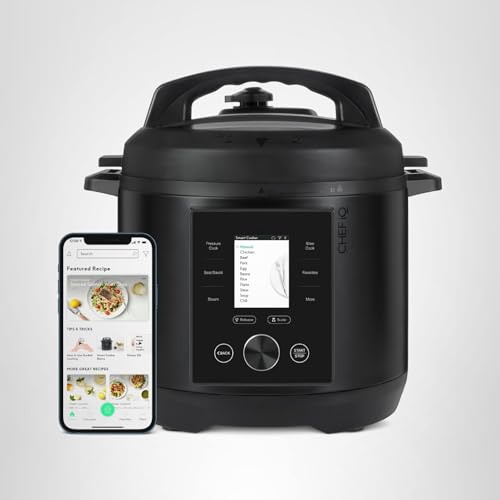 CHEF iQ Smart Pressure Cooker with WiFi and Built-in Scale - Easy-to-Use 10-in-1 Multicooker with 500+ Guided Recipes - Rice Cooker, Slow Cooker, Instant Meals for Foodies - 6 Quart - Family Size - My Kitchen Products