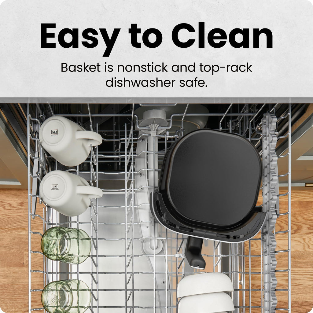 Chefman Air Fryer – 4 QT Compact Airfryer for Quick & Easy Meals in Minutes, Features Hi-Fry Technology for Extra Crisp, Touchscreen Controls with 4 Presets, Nonstick & Dishwasher Safe Basket - Black - My Kitchen Products