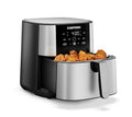 Chefman Air Fryer 8 Qt | TurboFry® 4-in-1 with 450°F Hi-Fry Option for Crispier Results | Bake, Dehydrate, Frozen | XL Nonstick Dishwasher-Safe Basket | Stainless Steel - My Kitchen Products