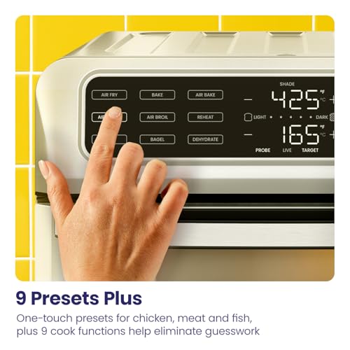 Chefman Air Fryer Toaster Oven Combo with Probe Thermometer, 12-In-1 Stainless Steel Convection Countertop, 10 Inch Pizza, 4 Slices of Toast, Cooking, Baking, Toasting, Roaster Oven Airfryer 20QT (Renewed) - My Kitchen Products