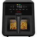 Chefman Air Fryer TurboFry 7-Qt, 6-in-1 High-Powered 450°F Cooking for Crispier Results, Compact Space-Saving Design, Air Fry, Bake, Broil, Reheat, Dehydrate, Defrost, Fast & Even Cooking – Black - My Kitchen Products