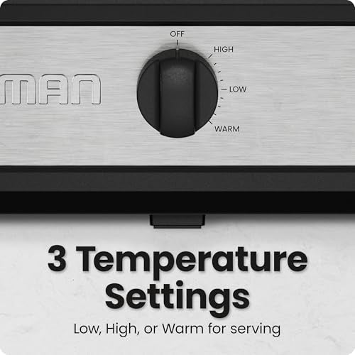 Chefman Triple Slow Cooker & Food Warmer, Three Crock Slowcooker with 2.5 Qt. Ceramic Crocks, 7.5-Quart Total Capacity, PFAS-Free, Three Temperature Settings, Dishwasher-Safe Parts – Stainless Steel - My Kitchen Products