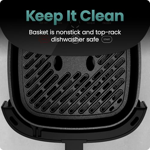 Chefman TurboX 4-in-1 Air Fryer, 5-Quart Airfryer for Extra Crispy Chicken, Fries, Wings, and More, Air Fry, Bake, Reheat, and Frozen Functions, Digital Touch Controls, Dishwasher Safe - My Kitchen Products