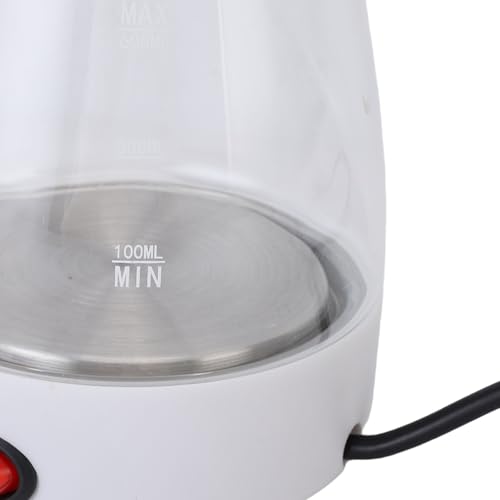 CHEOTIME 600ML Electric Turkish Coffee Maker, 600W Electric Turkish Coffee Pot, Glass Stainless Steel Coffee Tea Warmer Kettle Removable Anti Scald Handle for Home Heat Water Tea - My Kitchen Products