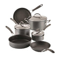 Circulon A1 Series with ScratchDefense Nonstick Induction Pots and Pans Cookware Set, Induction Cookware, Kitchen Essentials, 9-Piece, Graphite - My Kitchen Products