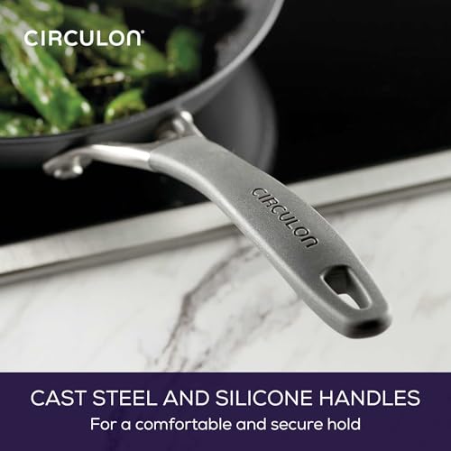 Circulon A1 Series with ScratchDefense Nonstick Induction Pots and Pans Cookware Set, Induction Cookware, Kitchen Essentials, 9-Piece, Graphite - My Kitchen Products