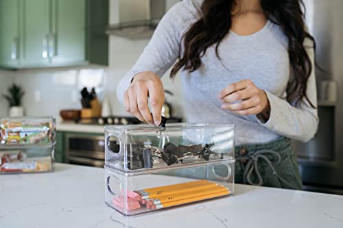 ClearSpace Plastic Pantry Organization and Food Storage Bin – Great Kitchen Organization and Kitchen Storage – Fridge Organizer Bins– 8 Pack - My Kitchen Products