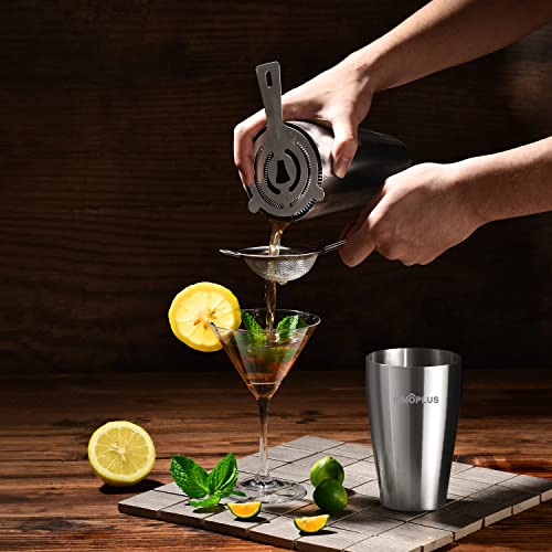 Cocktail Shaker, 27OZ Martini Shaker, Drink Shaker, Cocktail Shaker Set 6 Pcs,Boston Shaker, Bar Set, Cocktail Strainer, Bar tools, Bartender Kit, Stainless Steel Double Measuring Jigger, Mixing Spoon - My Kitchen Products