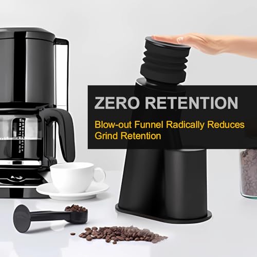 Coffee Grinder, Viesimple Gen 4, Single Dose Burr Coffee Grinders with Magnetic Dosing Cup, Electric Coffee Bean Grinder with Anti-Static Design, Espresso Grinder Compact & Quiet for Home Use Black - My Kitchen Products