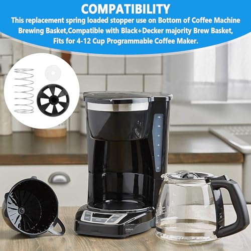 Coffee Machine Brewing Basket Bottom Spring Loaded Stopper Kits Fits For Black+Decker Coffee Makers Brew Basket, Fits For Mr. Coffee Majority 4-12 Cup Drip Coffee Makers - My Kitchen Products