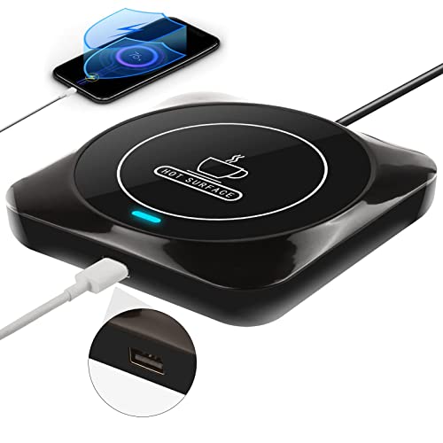 Coffee Mug Warmer, Smart USB Coffee Cup Warmer with Pressure-Induced Auto On/Off, Coffee Accessories for Home Office Desk - My Kitchen Products