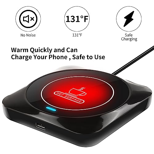 Coffee Mug Warmer, Smart USB Coffee Cup Warmer with Pressure-Induced Auto On/Off, Coffee Accessories for Home Office Desk - My Kitchen Products