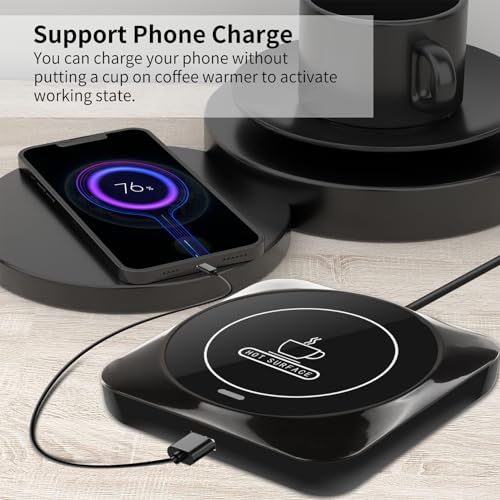 Coffee Mug Warmer, Smart USB Coffee Cup Warmer with Pressure-Induced Auto On/Off, Coffee Accessories for Home Office Desk - My Kitchen Products