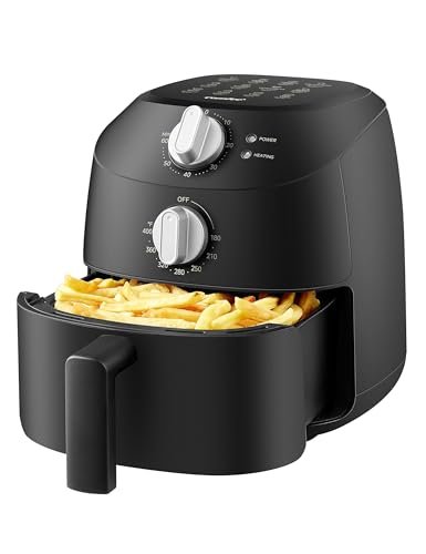 COMFEE' Compact 2.1 Quart Air Fryer with 12 Presets Menu Options, Adjustable Timer & Temperature Control 180-400 degrees F, Dishwasher-Safe Nonstick Fry Basket - My Kitchen Products