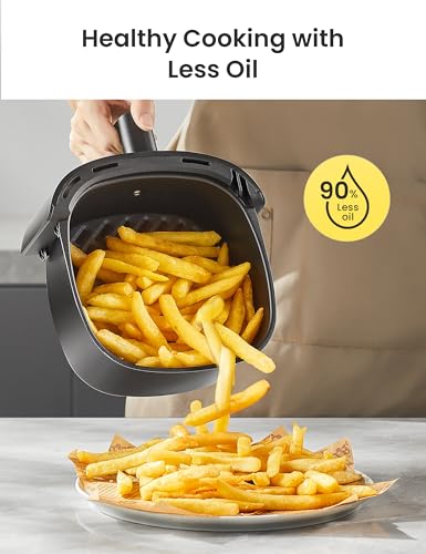 COMFEE' Compact 2.1 Quart Air Fryer with 12 Presets Menu Options, Adjustable Timer & Temperature Control 180-400 degrees F, Dishwasher-Safe Nonstick Fry Basket - My Kitchen Products