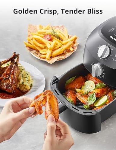 COMFEE' Compact 2.1 Quart Air Fryer with 12 Presets Menu Options, Adjustable Timer & Temperature Control 180-400 degrees F, Dishwasher-Safe Nonstick Fry Basket - My Kitchen Products