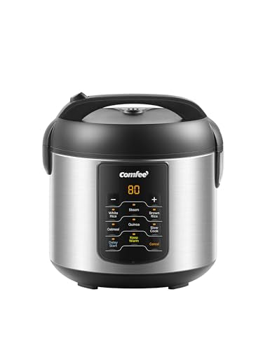 COMFEE' Rice Cooker with 6 Functions, 4-Cups Uncooked Rice - My Kitchen Products