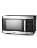COMMERCIAL CHEF 1.6 Cubic Foot Microwave with 10 Power Levels, Small Microwave with Pull Handle Child Safety Lock, 1100 Watt Microwave with Digital Control Panels,Stainless Steel - My Kitchen Products