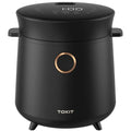 Compact Mini Rice Cooker Small Kitchen 3-Cup (Uncooked) / 6-Cup (Cooked), Non Stick Ceramic Inner Pot Rice Maker, 24H Timer Delay, Auto Keep Warm, 9 Functions Multicooker For Brown Rice, Steam, Soup - My Kitchen Products