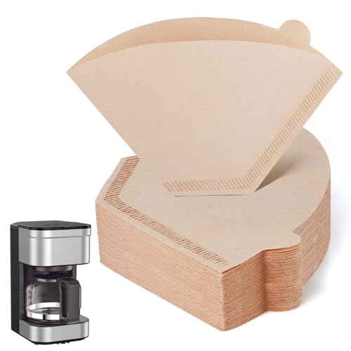 Cone Coffee Filters Compatible with KRUPS Coffee Makers, 100 Pcs Unbleached Disposable Filter Paper for KRUPS 5 Cup - My Kitchen Products