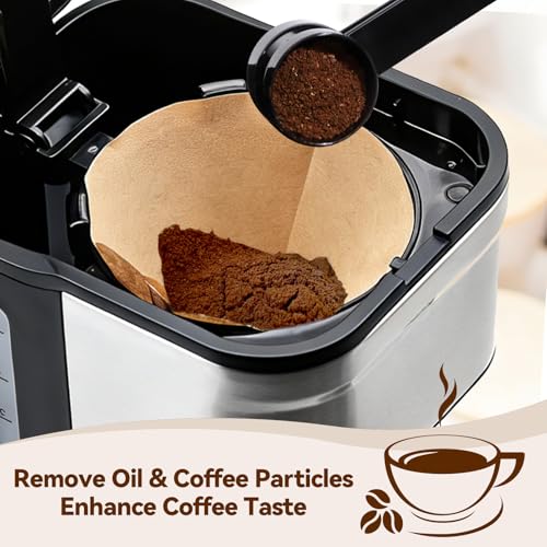 Cone Coffee Filters Compatible with KRUPS Coffee Makers, 100 Pcs Unbleached Disposable Filter Paper for KRUPS 5 Cup - My Kitchen Products