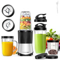 Consciot CB08 16-Piece Blender & Grinder Combo for Kitchen and Personal Size, Blend Shakes and Smoothies, Frozen Drinks, Baby Food, Spreads & More, 4 BPA-Free Portable To-Go Cups, 900 Peak Watts - My Kitchen Products