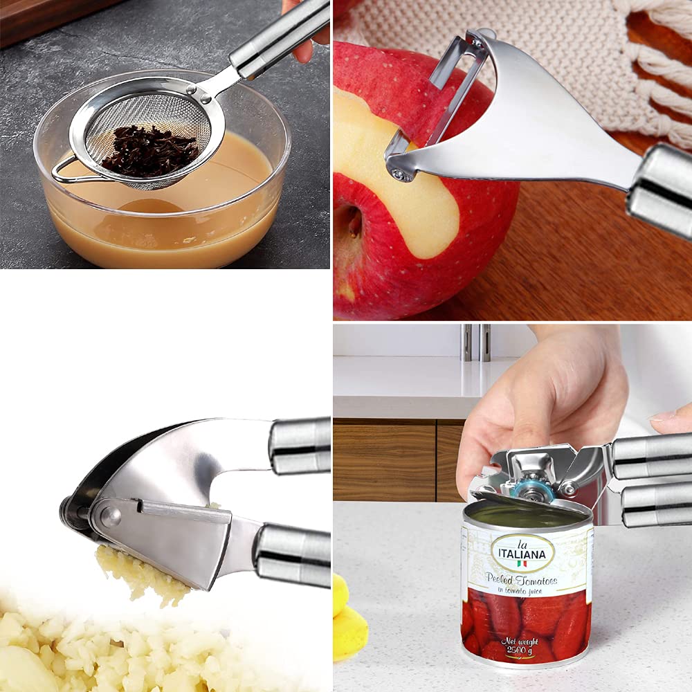 Cooking Utensils Set- 35 PCs Kitchen Utensils with Grater,Tongs, Spoon Spatula &Turner Made of Heat Resistant Food Grade Silicone and Wooden Handles Kitchen Gadgets Tools Set for Cookware - My Kitchen Products