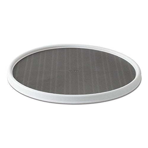 Copco 18 Inch Lazy Susan Turntable Organizer, Nonslip Rotating Cabinet Organizer for Kitchen Pantry, Under