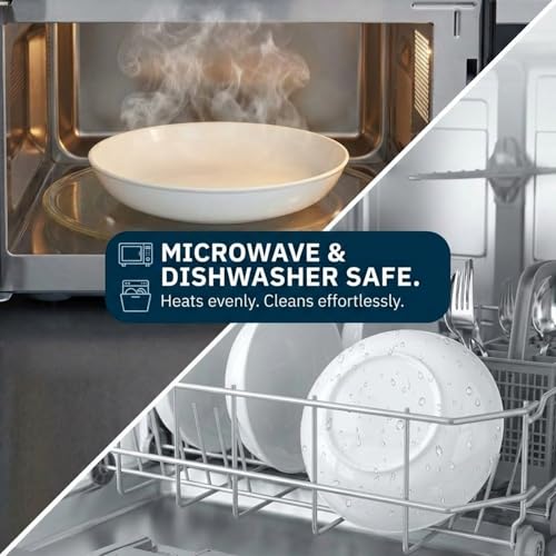 Corelle 4-Pc Versa Bowls for Pasta Salad and More, Service for 4, Durable and Eco-Friendly 30-Oz, Compact Stack Bowl Set, Microwave and Dishwasher Safe, White - My Kitchen Products